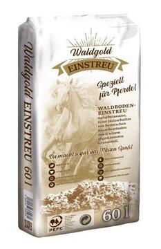 Waldgold Palette Waldboden Einstreu 51 x12kg/60Liter
