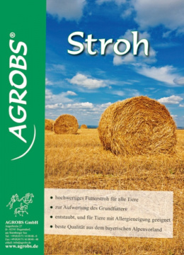 Agrobs Stroh Palette 27 Sack à 10 kg