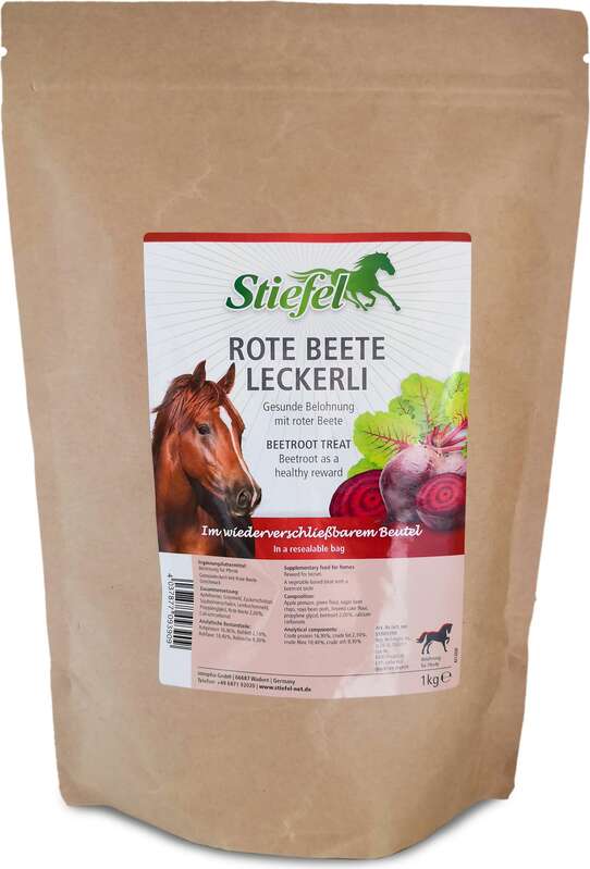 Stiefel Rote Beete Leckerli 1kg Beutelabbildung