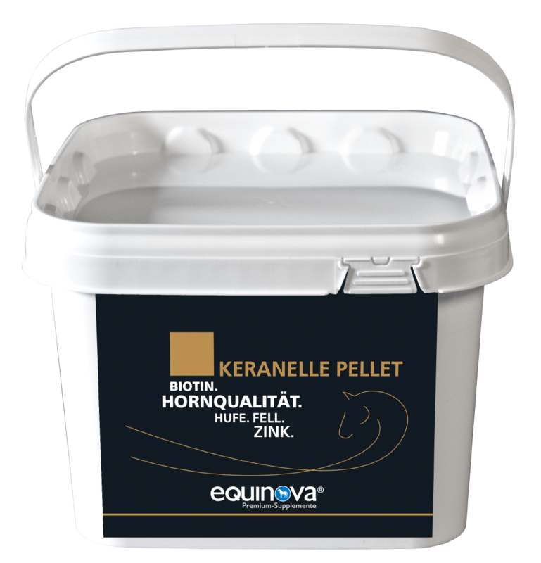 Höveler Equinova Keranelle Pellets Eimerabbildung 