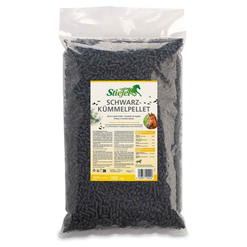 Stiefel Schwarzkümmel Pellet 3kg Beutelabbildung
