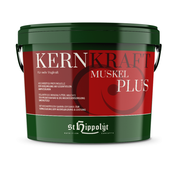 St. Hippolyt Kernkraft Muskel Plus 5kg Eimer Front