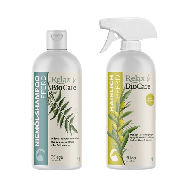 Relax BioCare Bundle Niemöl Shampoo + Hairlich 