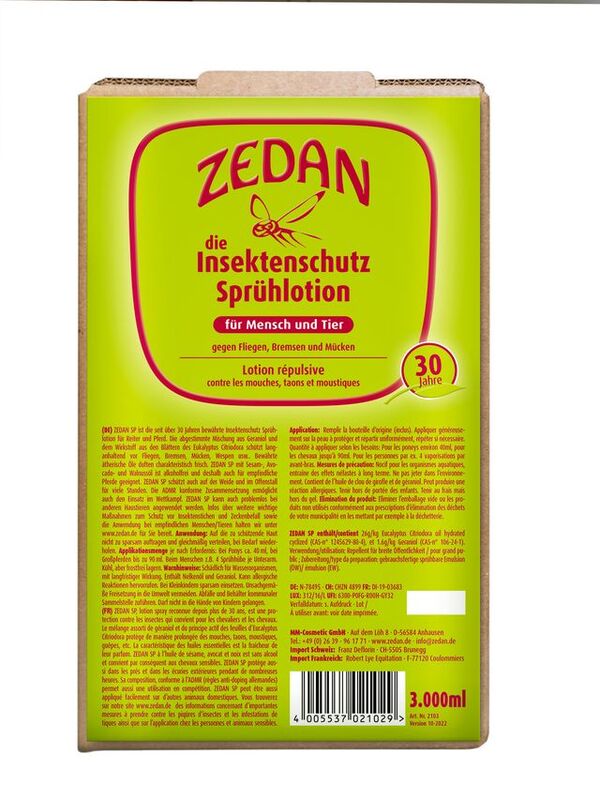 ZEDAN SP Insektenschutz Sprühlotion 3l Kaninster