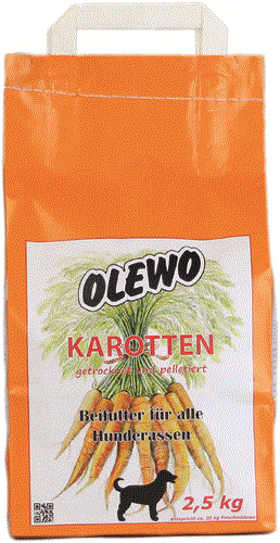 Olewo Karotten Pellets für Hunde 2,5 kg