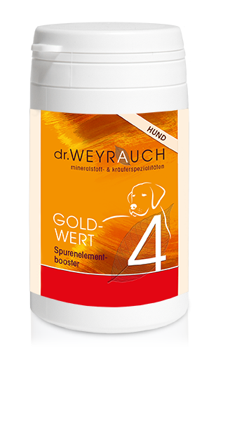 Dr. Weyrauch Nr. 4 Goldwert Hund 60 Kapseln Dose 