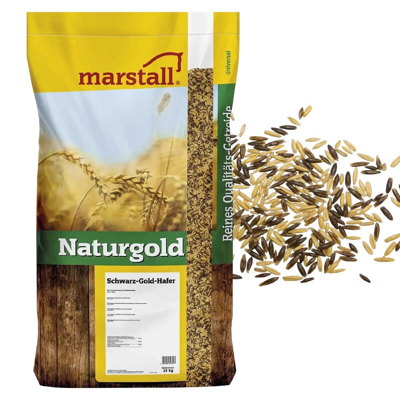 Marstall Schwarz-Gold-Hafer 25kg Sackabbildung