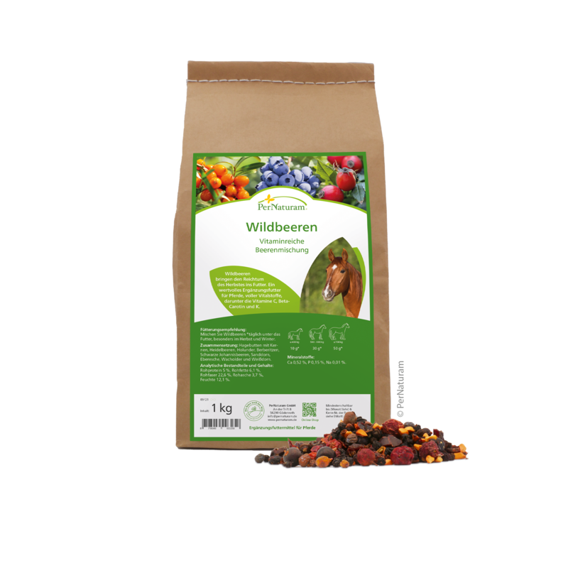 PerNaturam Wildbeeren 1kg Beutel + Produkt lose 