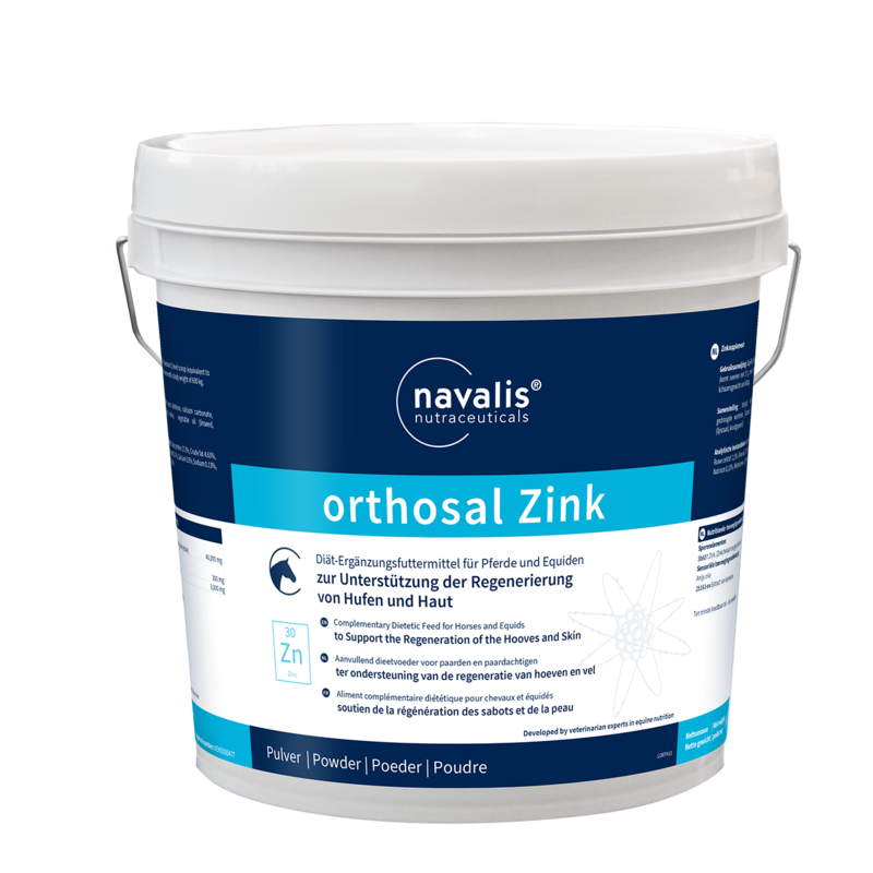 Navalis orthosal Zink horse Pulver 5 kg Eimer