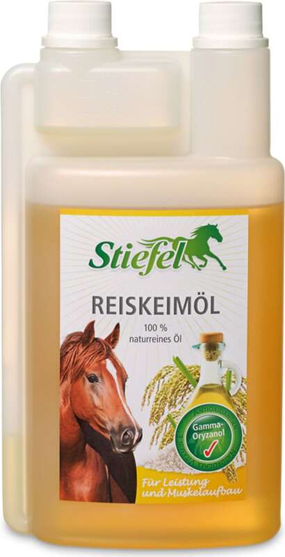 Reiskeimöl Stiefel 1l Flasche