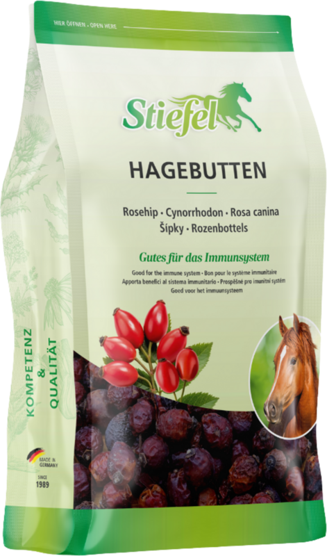 Stiefel Hagebutten ganz, pferdefutter.de