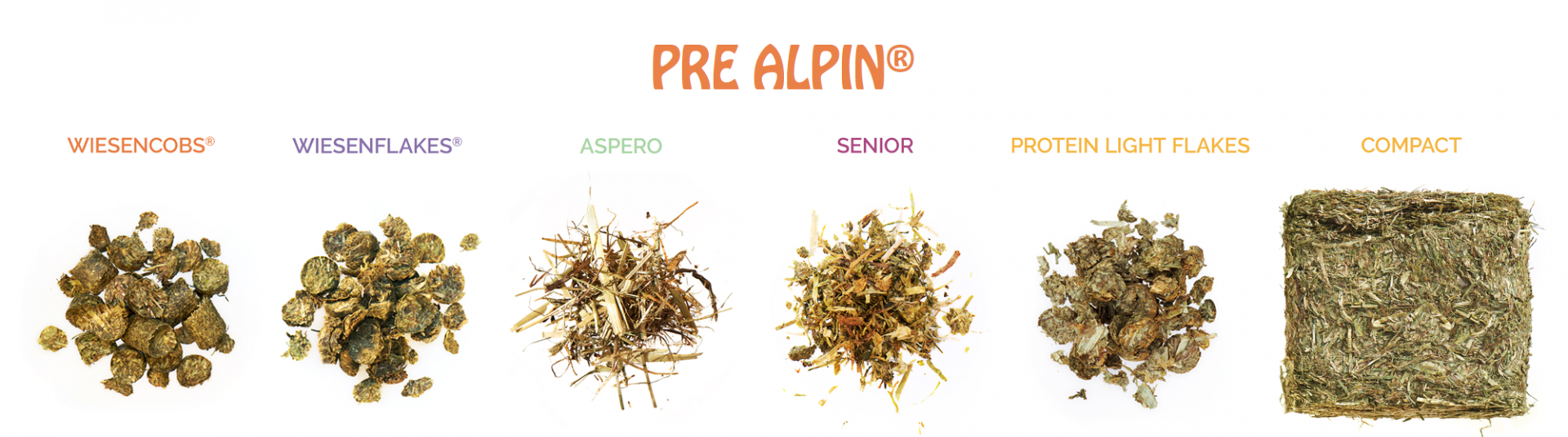 Overview about all Pre Alpin products